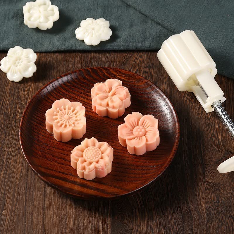 Amazon｜HEHW ムーンケーキ型 月餅型 桜型 月餅モールド クッキー型